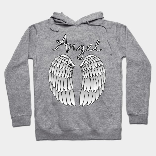 Angel Wings Sweet Innocent Perfect Hoodie by julieerindesigns